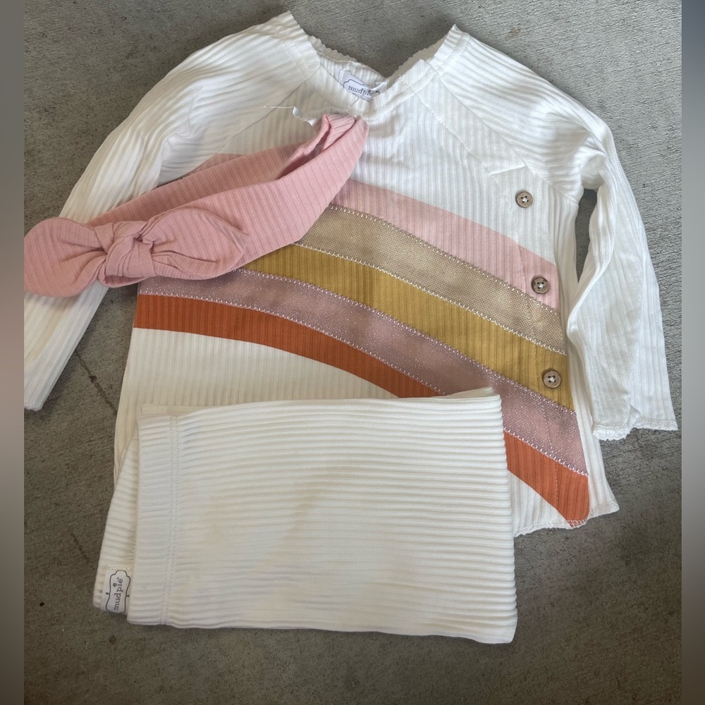 NWT- Mud Pie Outfit for Girls
